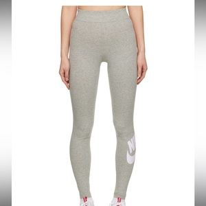 NIKE Essential Leggings Grey/White